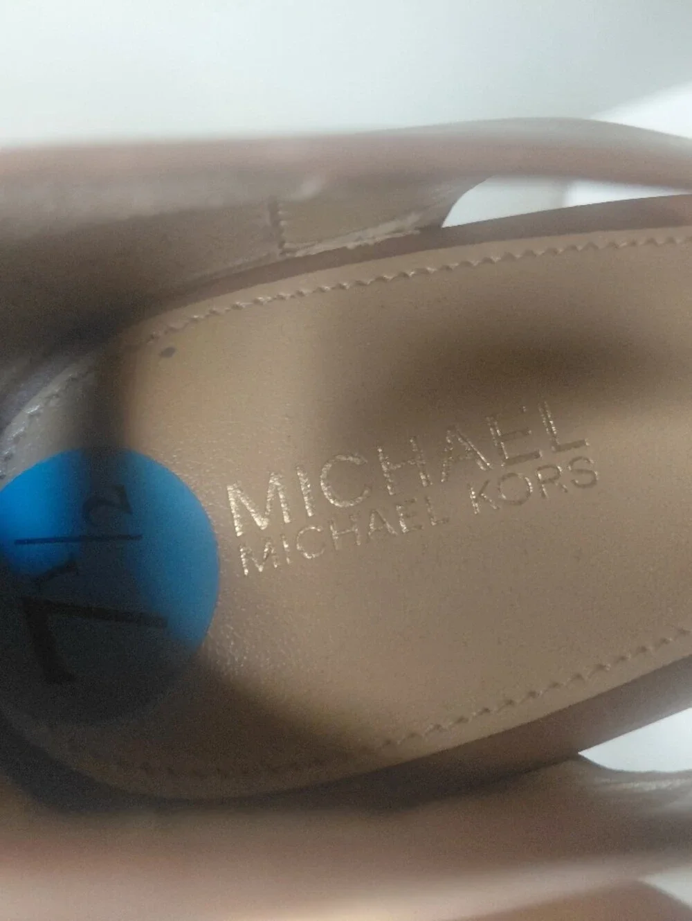 Michael Kors Brown Strappy Platform Heels Size 7.5